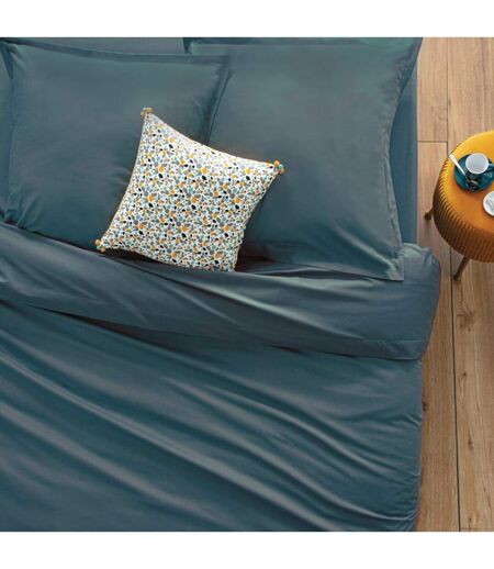 Housse de Couette Intérieur 140x200cm Bleu Orage