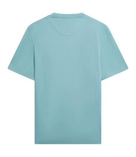 Mens Soft Touch Short-sleeved T-shirt Turquoise Ted Baker