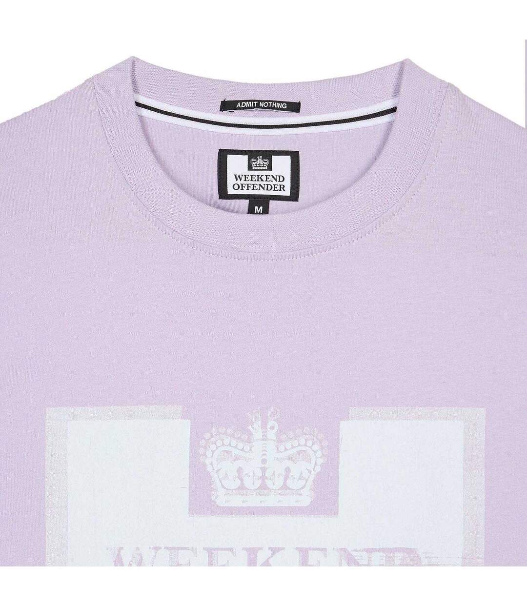 T-shirt Style Graphique Bonpensiero Homme Violet Weekend Offender-4