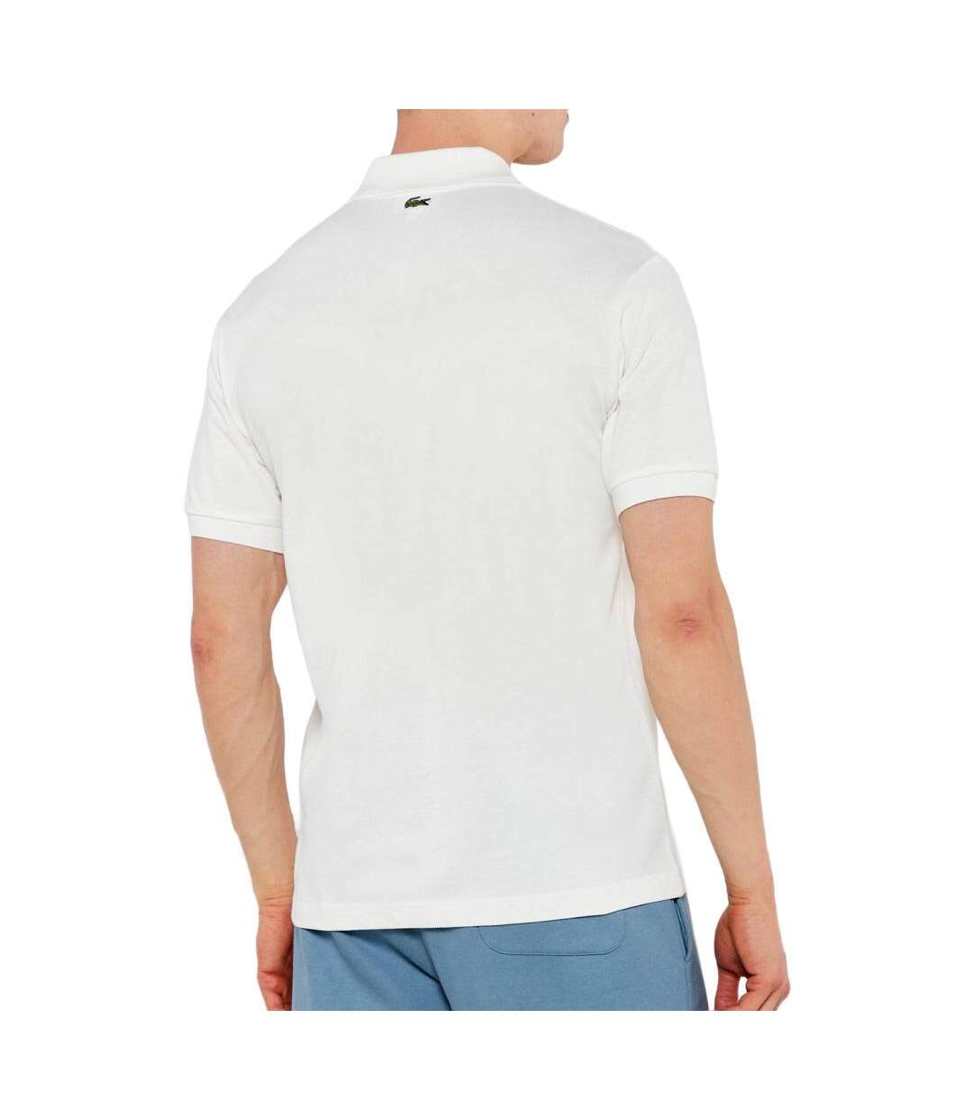 Polo blanc cassé homme lacoste l1212 printed-2
