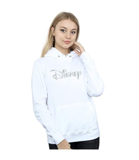 Disney Sweat à capuche avec logo Glacial - Femmes/Ladies (Blanc) - UTBI5990