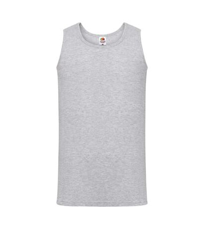 Mens Valueweight Heather Athletic Vest Top Heather Grey Fruit Of The Loom