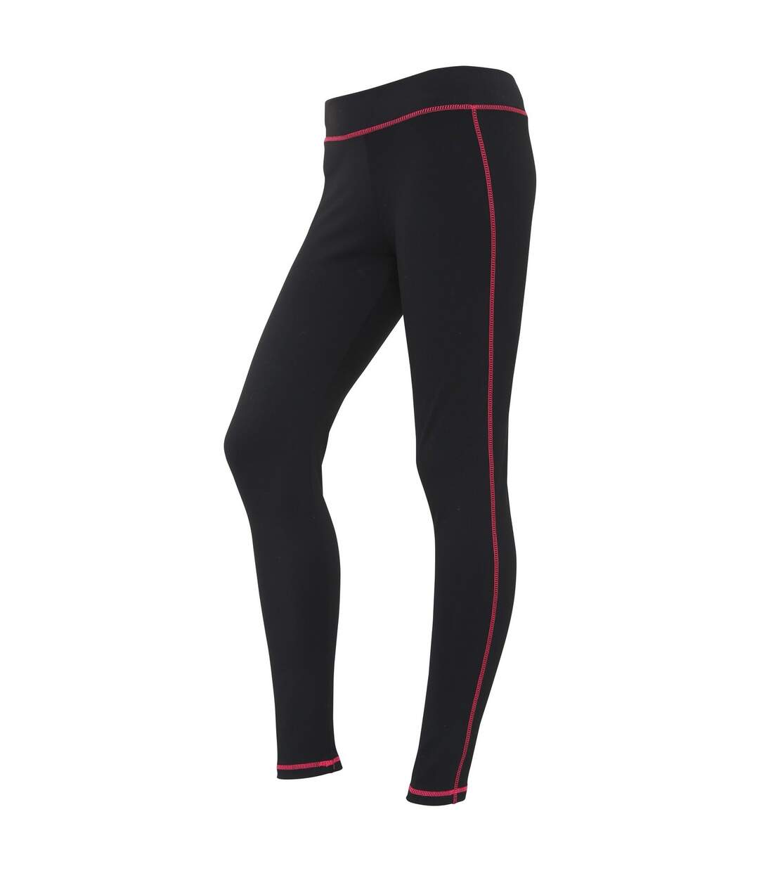 Leggings de sport femme noir/rose Awdis-1