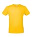 Tee-shirt B&c Mens #e150 Jaune Foncé B And C-1