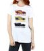 Disney Femme/Les femmes Cars Racer Profile Coton Boyfriend T-Shirt (Blanc) - UTBI16132-3