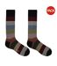 Pack Of 3  Mens Crew Socks  Multicoloured Print Paul Smith-1