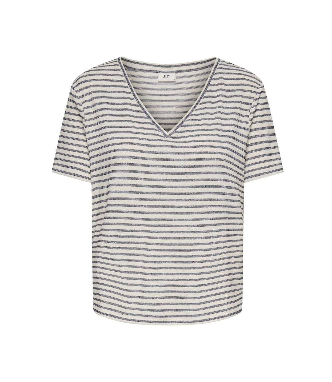 T-Shirt beige/marron femme jdy korna-1