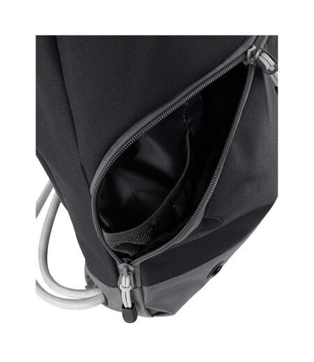 Athleisure Drawstring Bag One Size Black Bagbase