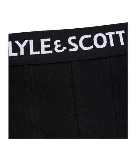 Lot De 10  Boxers Motif/style Uni Homme Noir Lyle & Scott