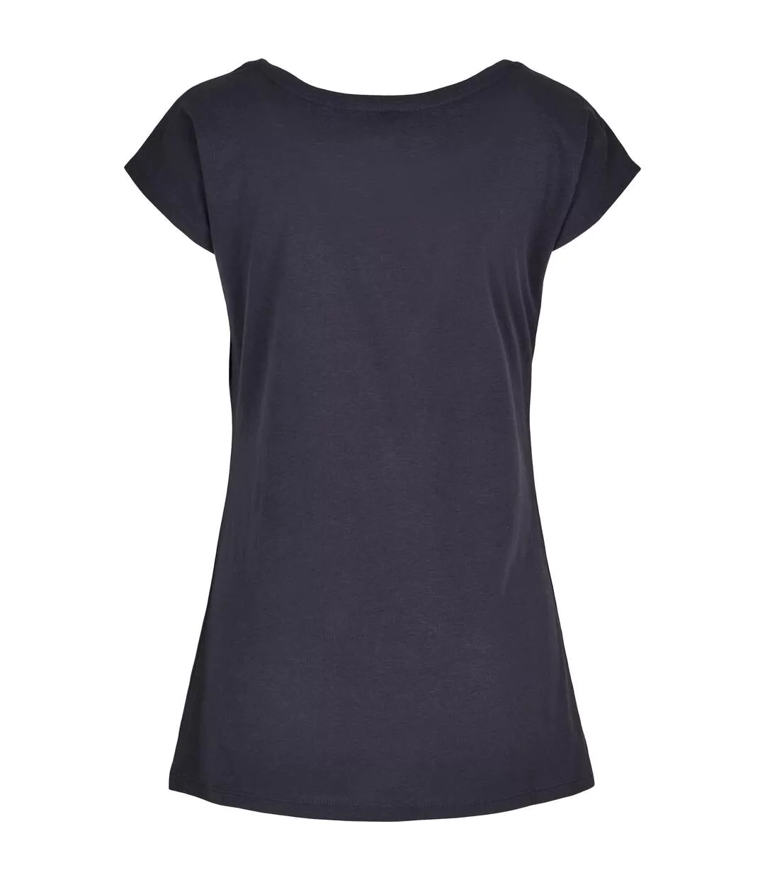 T-shirt Femme Bleu Marine Build Your Brand-2