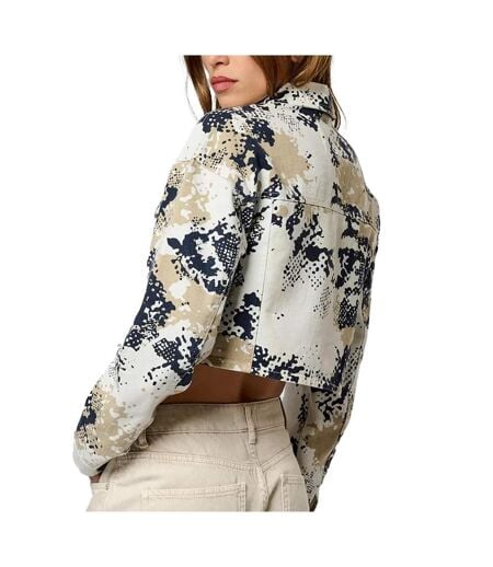 Veste blanche/beige/noire femme kaporal kp viv - l
