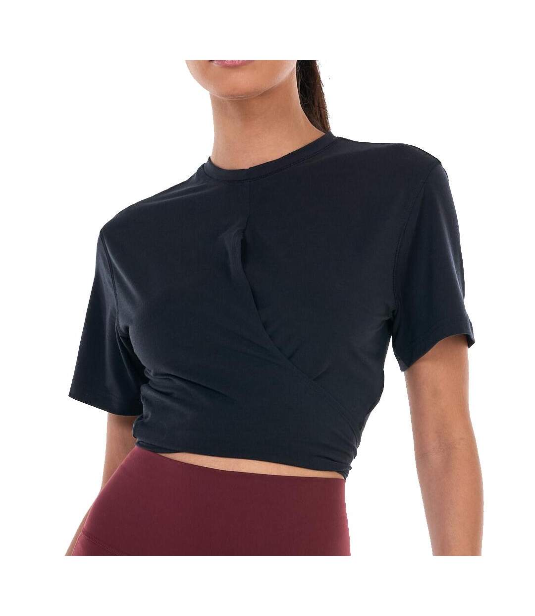 T-shirt noir femme adidas yga-1