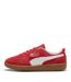 Mens Palermo Leather Trainers Red White Puma-2