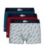 x3 Boxers Rouge/Gris/Bleu Homme Lacoste 5H1774 - S