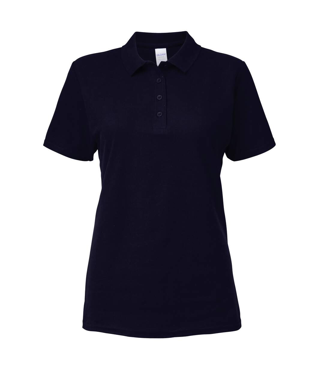 Softstyle polo uni femme bleu marine Gildan