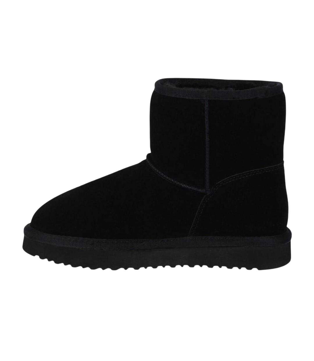 Womens/ladies Suede Snug Fit Boots Black Jack Wills-2