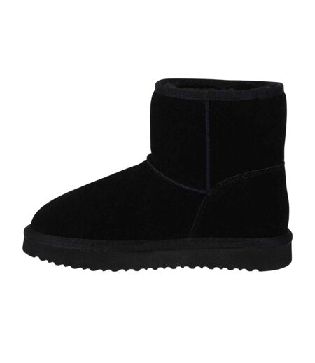 Womens/ladies Suede Snug Fit Boots Black Jack Wills