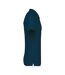 Mens Pique Polo Shirt Peacock Blue Native Spirit-3