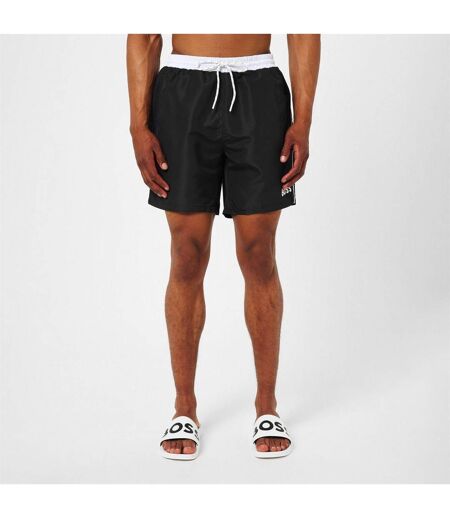 Short De Bain Starfish Homme Noir Blanc Boss