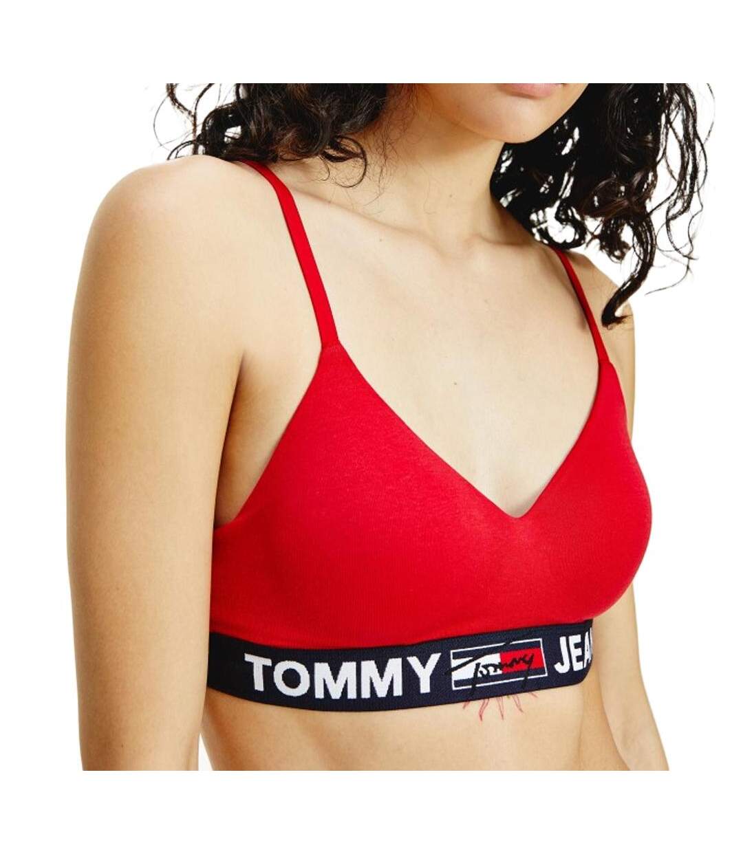 Soutien Gorge Rouge Femme Tommy Jeans UW0UW02719 - L-1