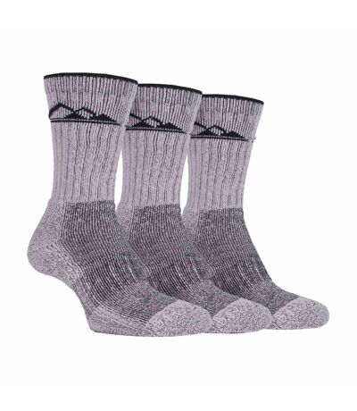 3 Pack Mens Heavy Cushioned Outdoor Cotton Hiking Socks