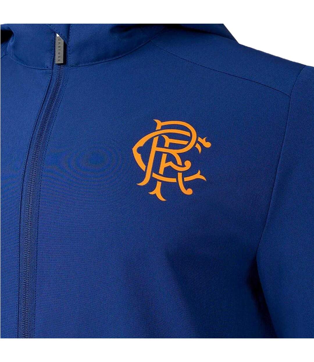 Mens Rangers Fc Hooded Jacket Lapis Blue Castore-4