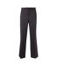 Womens/ladies Icona Wide Leg Formal Work Suit Trousers Black Alexandra-2
