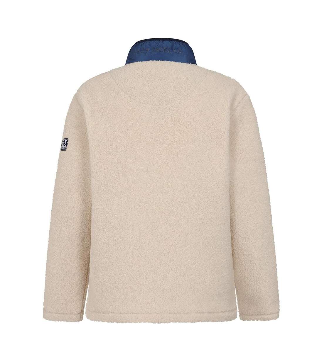 Veste Polaire Homme Blanc Cassé Lazy Jacks-3