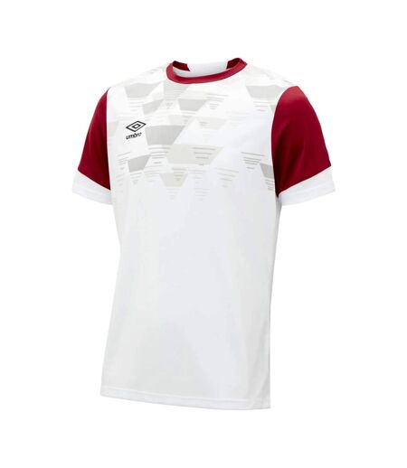 Unisex adult vier jersey white/new claret Umbro