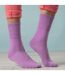 6 Pairs Ladies Non Elastic Cotton Rich Wildlife Dogs Cats Patterned Socks-4