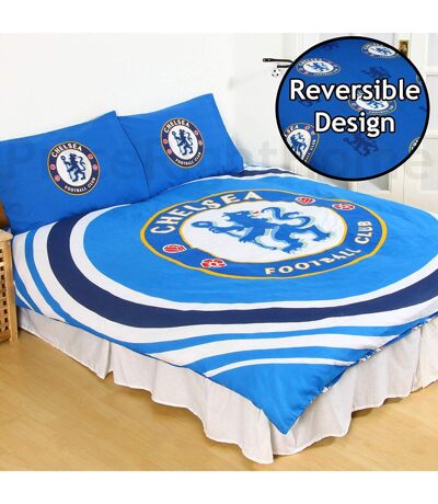Chelsea FC Reversible Pulse Duvet Set (Blue) - UTSG15392