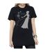 Disney Womens/Ladies Frozen Elsa Christmas Silhouette Cotton Boyfriend T-Shirt (Noir) - UTBI24670-3