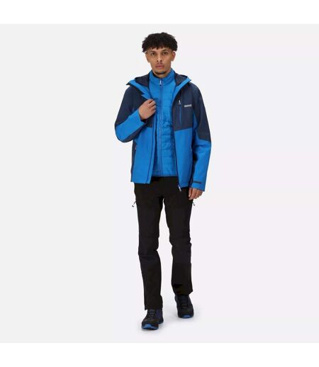 Mens Wentwood Vii 3 In 1 Waterproof Jacket Admiral Blue Sky Diver Blue Regatta