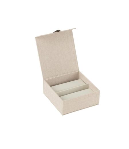Boîte à Montres en Tissu Ericka 16cm Gris