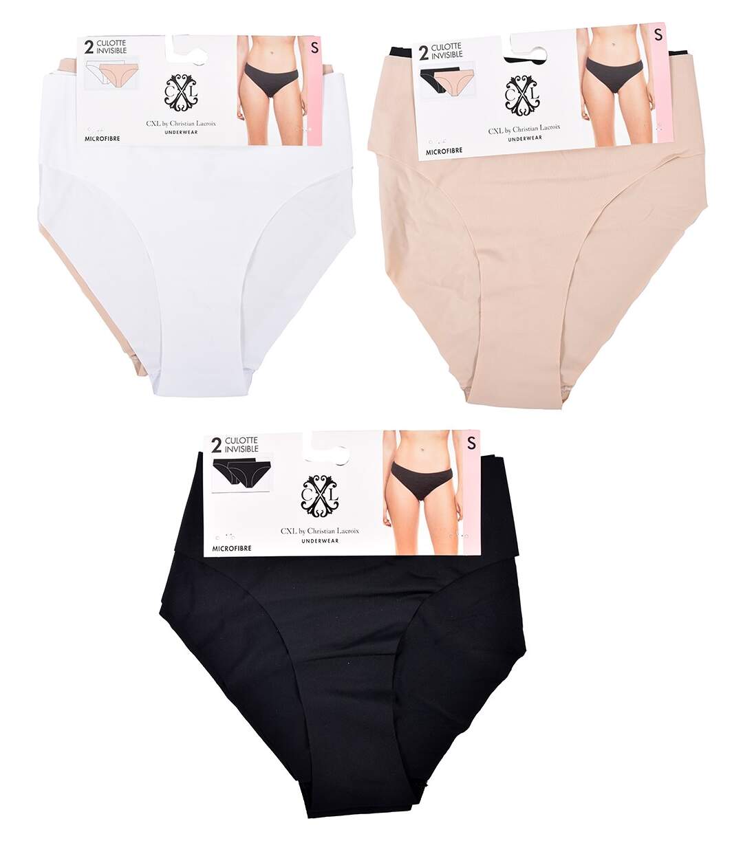 Culotte CXL By LACROIX Pack de 6 INVISIBLE CXL-4