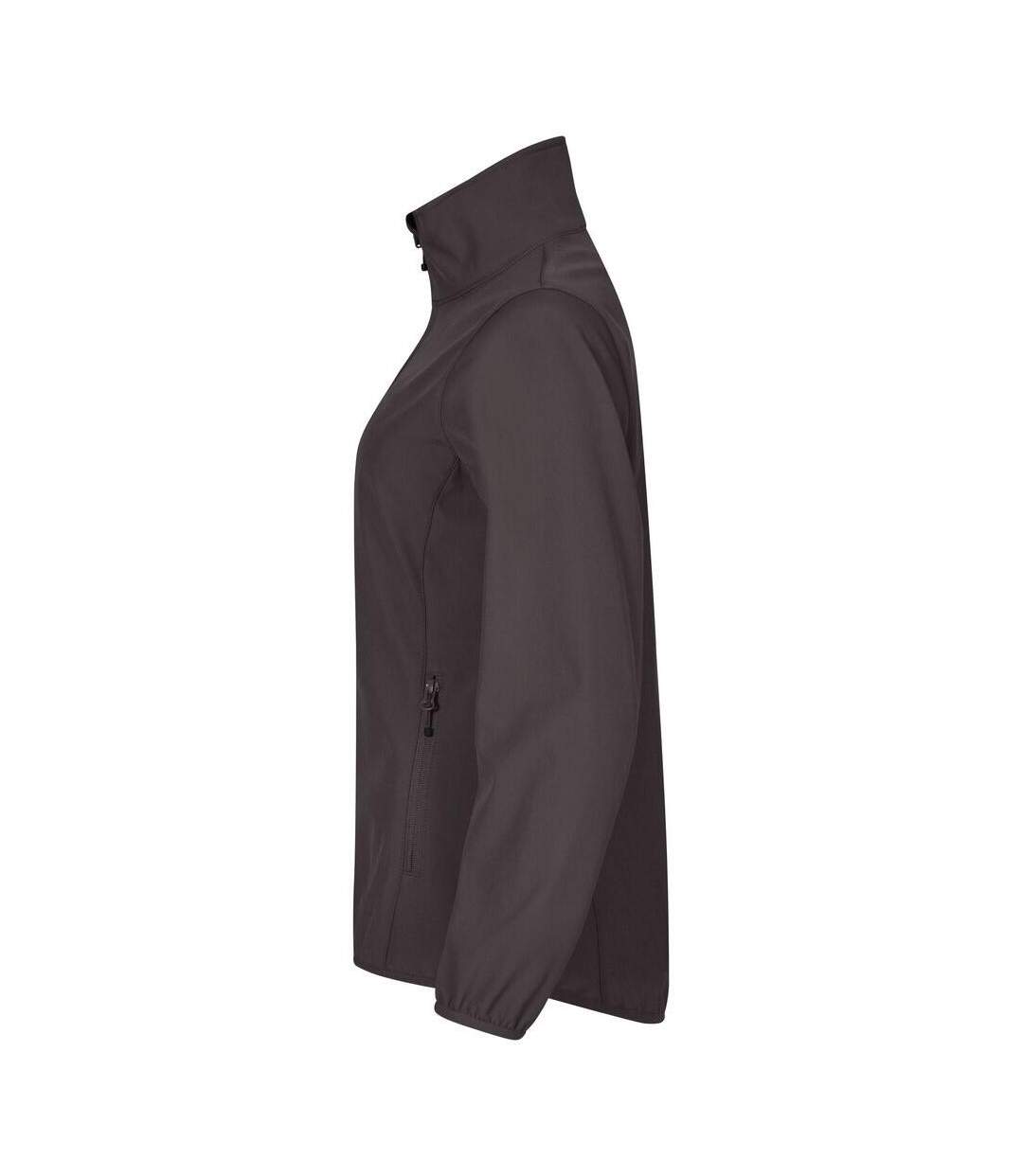 Veste Softshell Classic Femme Gris Foncé Clique-4