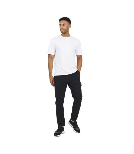 Mens Tech Zip Detail Trousers Black Brave Soul