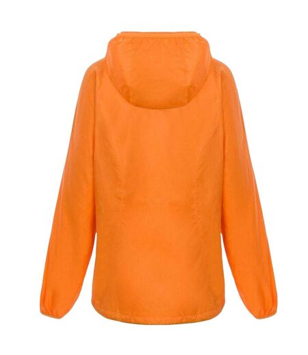 Womens/ladies Outdoor Hooded Jacket Orange Karrimor