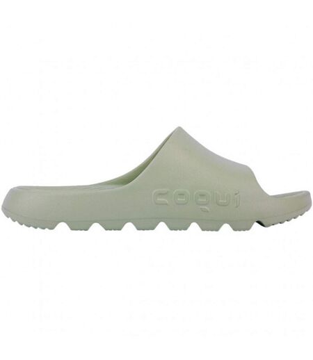 Claquettes Lou Femme Vert Coqui