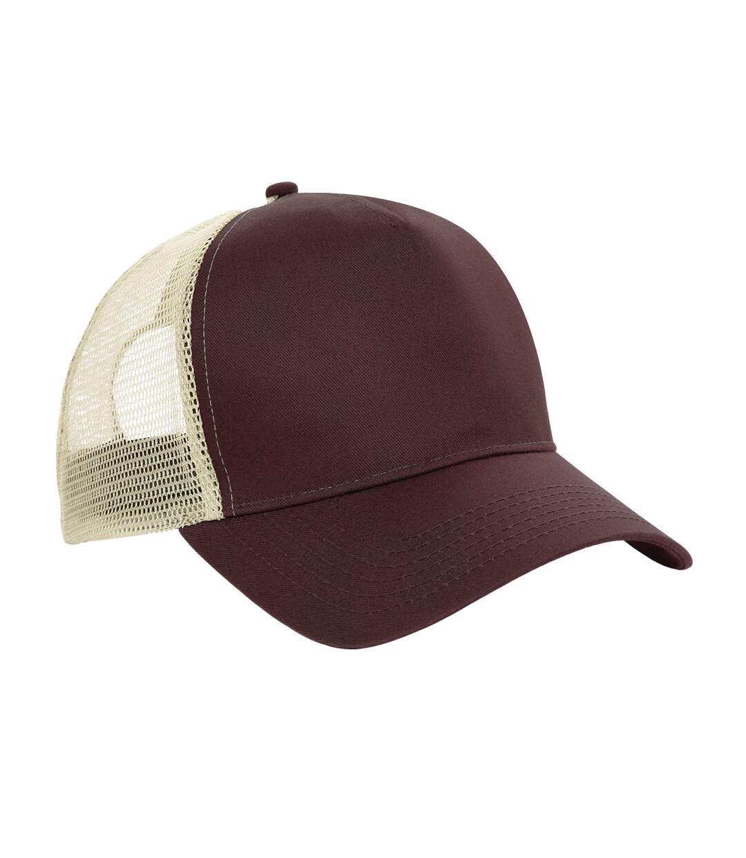 Casquette Trucker Adulte Chocolat Marron Beechfield-1
