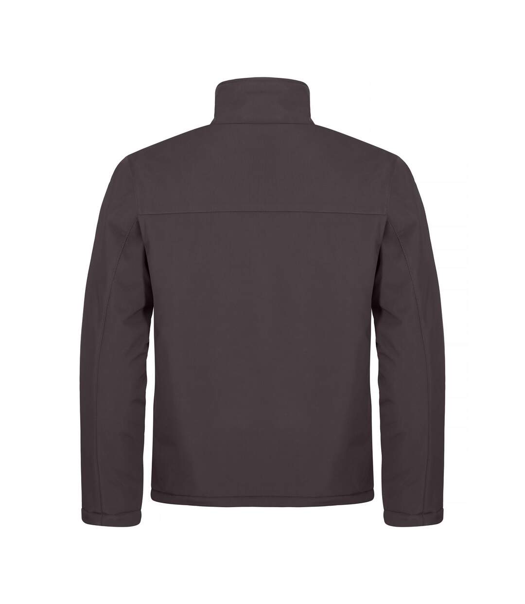 Mens Padded Soft Shell Jacket Dark Grey Clique-2
