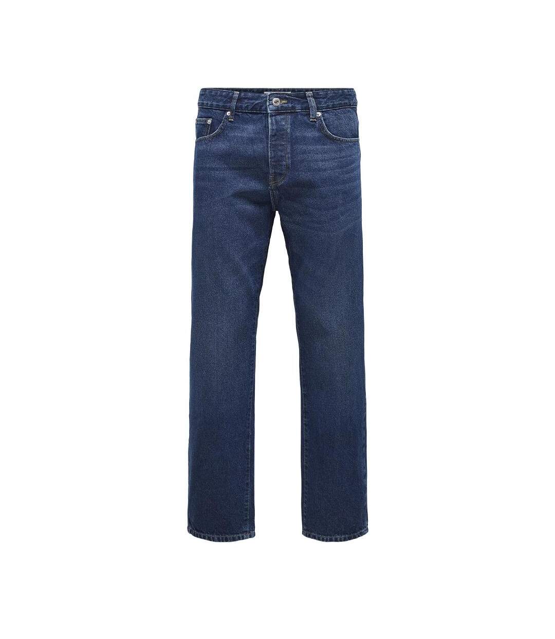 Jean droit bleu homme only & sons sedge 22027901 - w28-l30-1