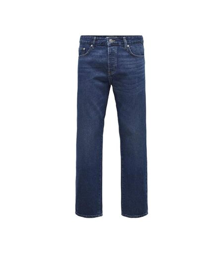 Jean droit bleu homme only & sons sedge 22027901 - w28-l30
