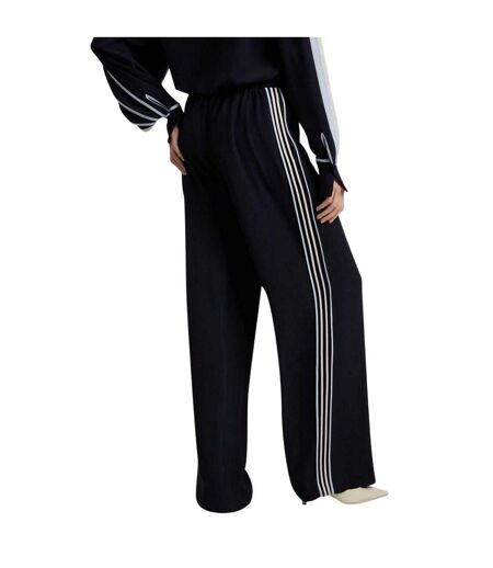 Pantalon Motif/style 3 Rayures Femme Bleu Marine Ted Baker