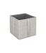 Boîte de Rangement Déco Couvercle 31x31cm Beige