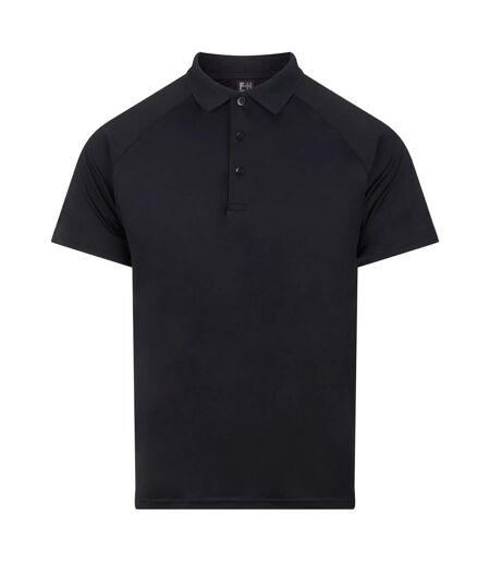 Unisex Adult Team Polo Shirt Black Finden & Hales
