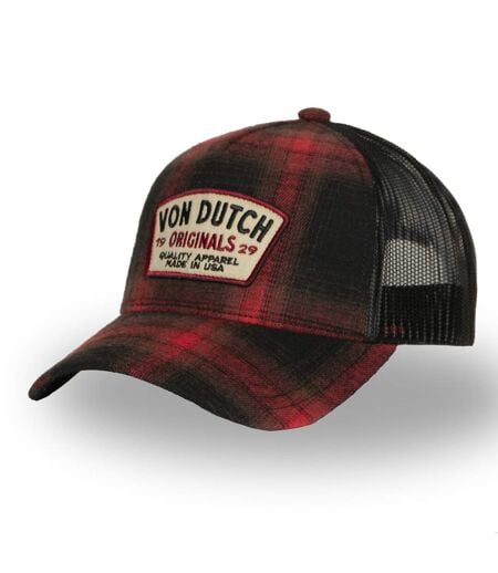 Casquette baseball en flannelle a carreaux Vondutch