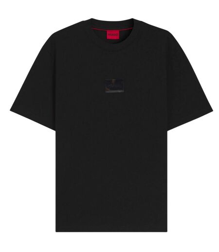 T-shirt Manches Courtes Motif/style Logo Homme Noir Hugo