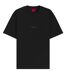 T-shirt Manches Courtes Motif/style Logo Homme Noir Hugo-2
