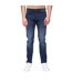 Jean mayhen homme bleu foncé délavé Henleys-1
